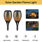 2PCs Solar Garden Flame Light