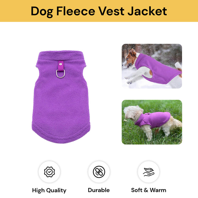 Dog Fleece Vest Jacket