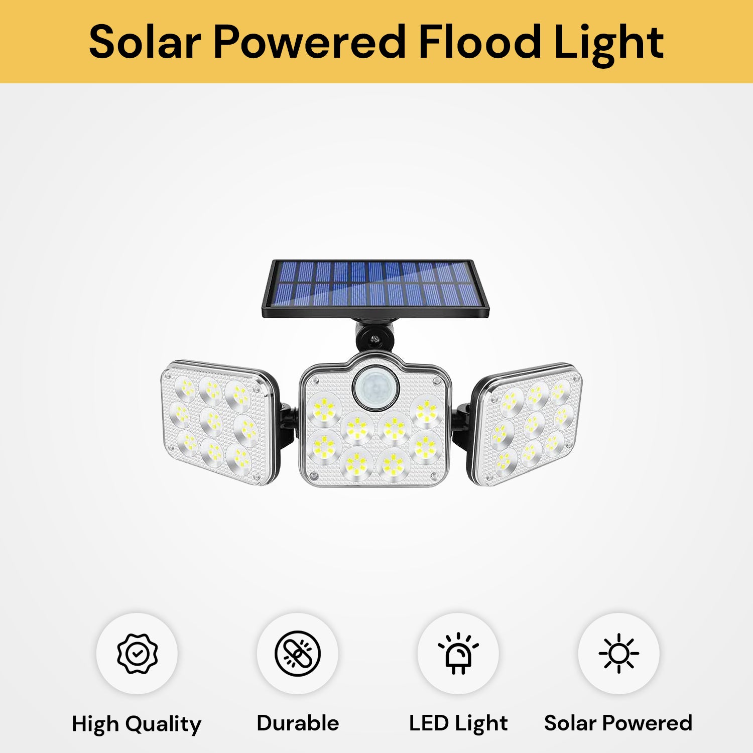 Led Outdoor Solar Powered Flood Light