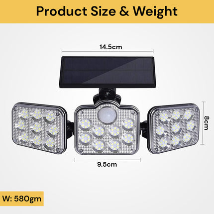 LED Outdoor Solar Powered Flood Light