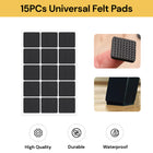 15PCs Universal Felt Pads For Floor Protection