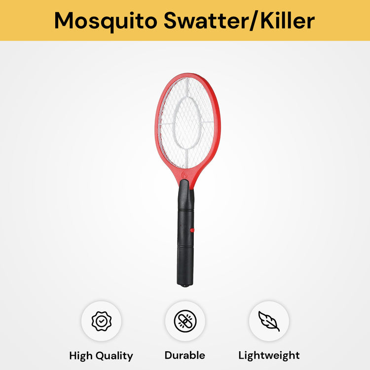 Handheld Bug Zapper Racket Electric Fly Swatter, Portable