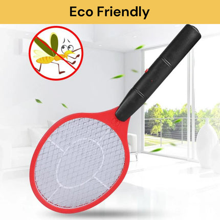 Handheld Bug Zapper Racket - Electric Fly Swatter, Portable