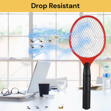 Handheld Bug Zapper Racket - Electric Fly Swatter, Portable