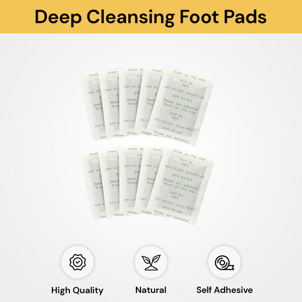 10PCs Deep Cleansing Foot Pads