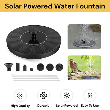 Solar Powered Water Fountain Pump