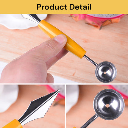 2in1 Fruit Carving Spoon