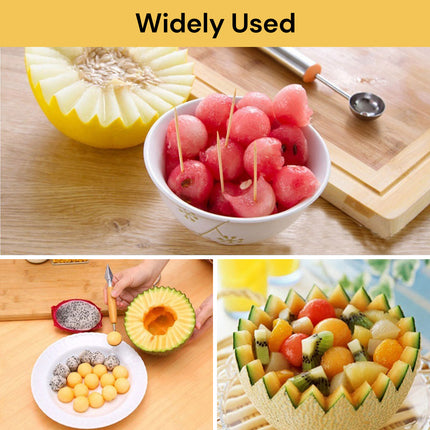 2in1 Fruit Carving Spoon