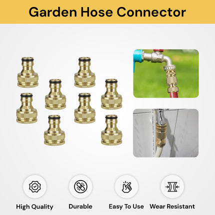 8PCs Garden Hose Connector