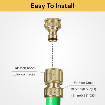 8PCs Garden Hose Connector