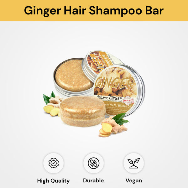 Organic Ginger Hair Shampoo Bar