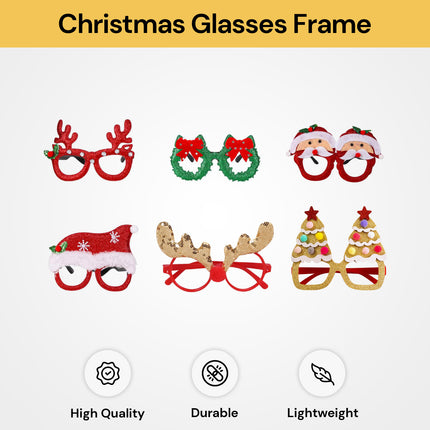 Christmas Glasses Frame