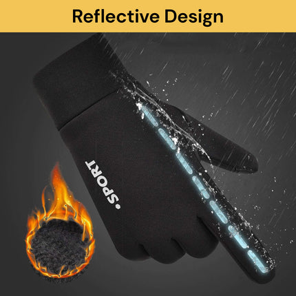 Pair Of Winter Touchscreen Gloves