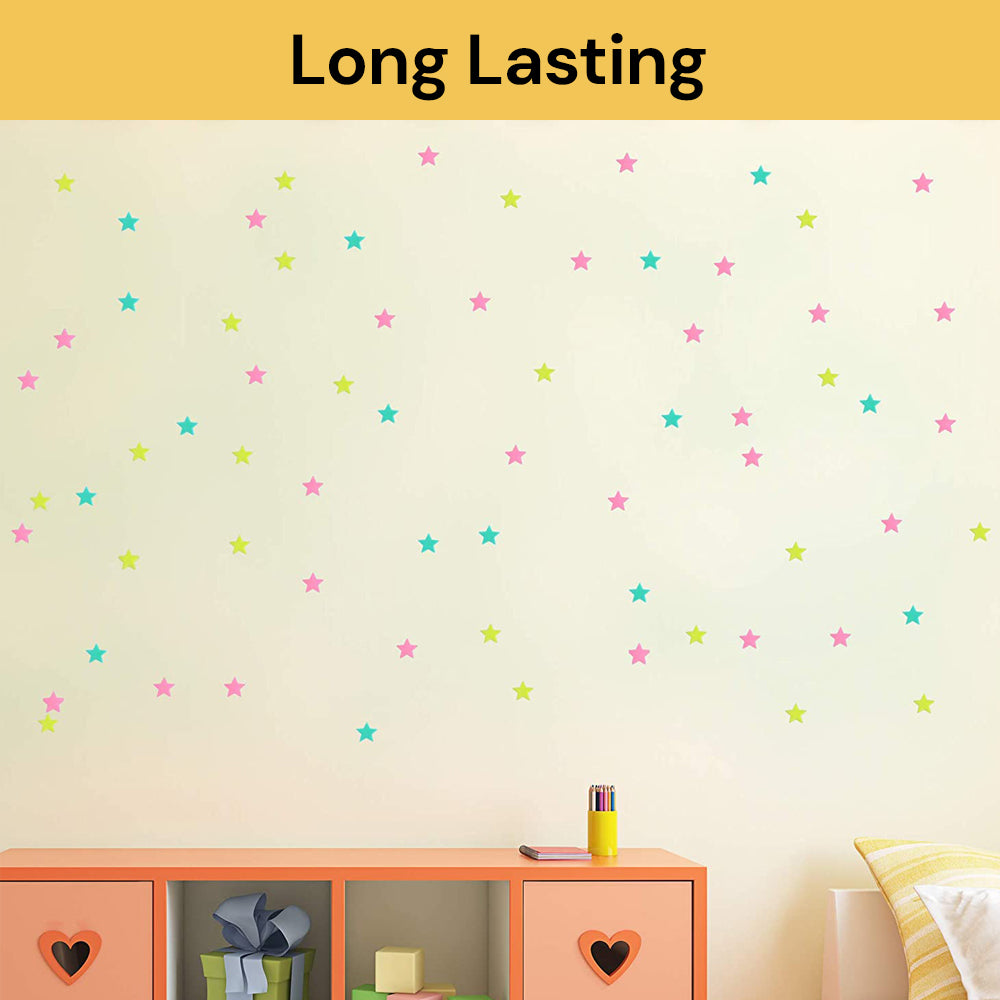 100Pcs Glow Star Stickers GlowStickers05