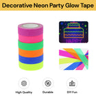 6PCs Decorative Neon Party Glow Tape