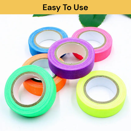 6PCs Decorative Neon Party Glow Tape