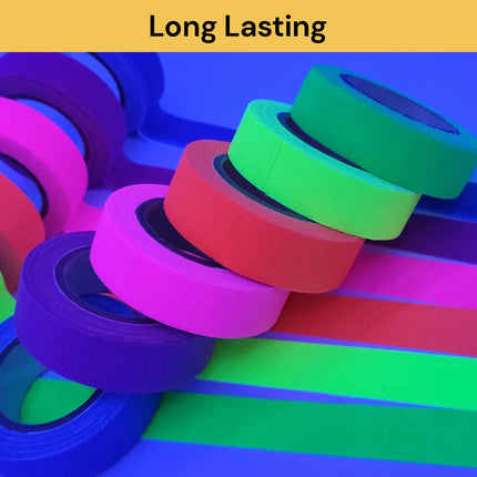 6PCs Decorative Neon Party Glow Tape