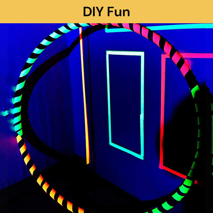 6PCs Decorative Neon Party Glow Tape