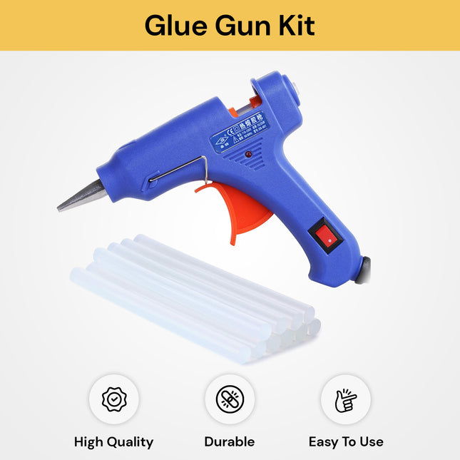 Glue Gun Kit With 50 Glue Sticks