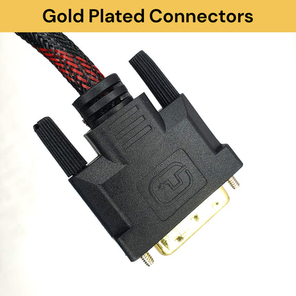 24+1 Pin HDMI To DVI Cable