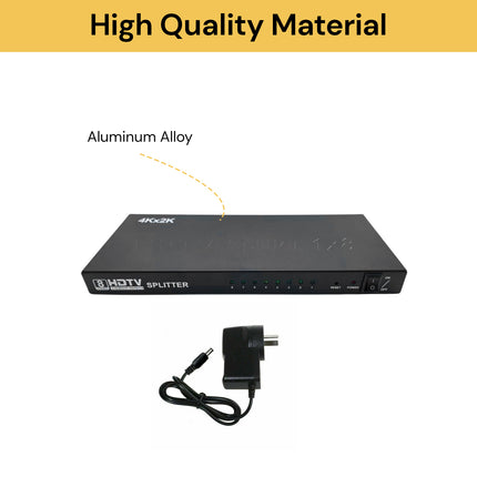 4K 1X8 HDMI Splitter