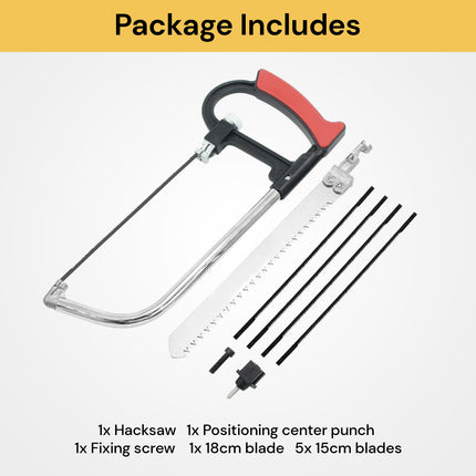 7 Pcs Multi purpose Hacksaw Set: Multi Blades Toolbox