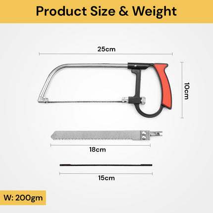 7 Pcs Multi purpose Hacksaw Set: Multi Blades Toolbox