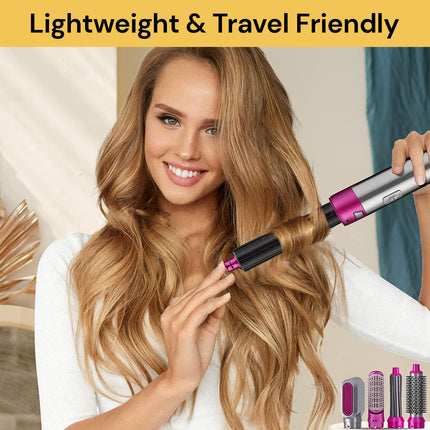 5 in 1 Hair Blow Dryer Curling Brush