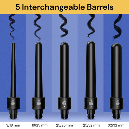 5 in 1 Interchangeable Hair Curler