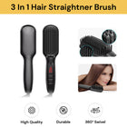 3 In 1 Hair Straightner Brush