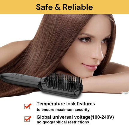 3 In 1 Hair Straightner Brush