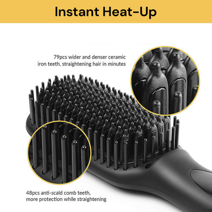 3 In 1 Hair Straightner Brush