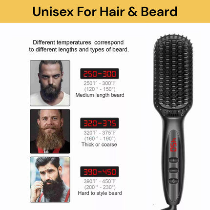 3 In 1 Hair Straightner Brush