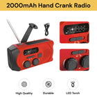 2000mAh Hand Crank Radio