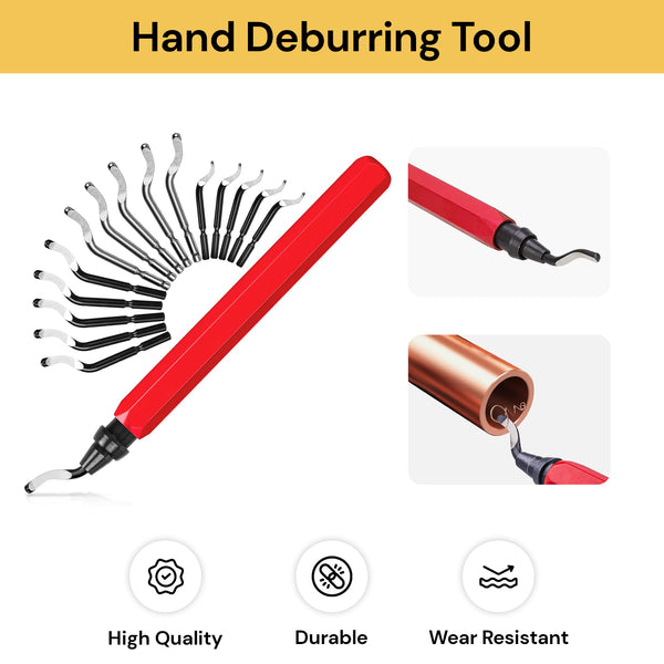 16PCs Hand Deburring Tool Set