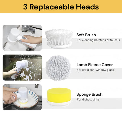 Handheld Electric Scrubbing Brush