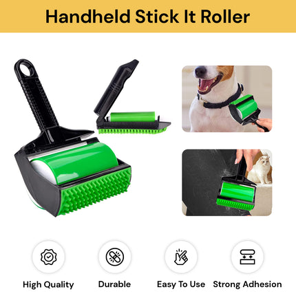 Handheld Stick It Roller - Green Black