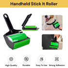 Handheld Stick It Roller - Green Black