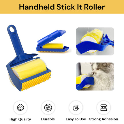 Handheld Stick It Roller - Yellow Blue