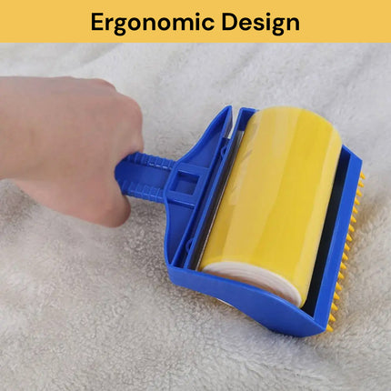 Handheld Stick It Roller - Yellow Blue