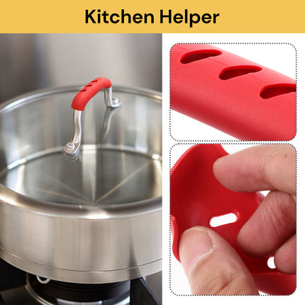 2PCs Silicone Pan Handle Cover