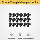 18PCs Space Triangles Hanger Hooks