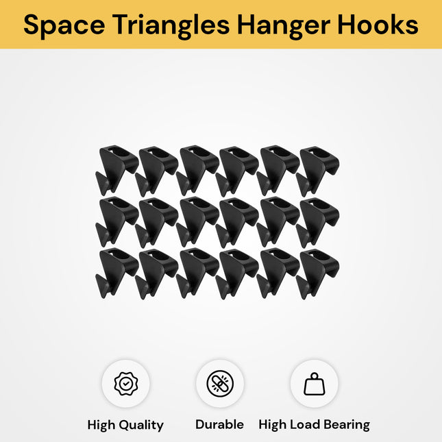 18PCs Space Triangles Hanger Hooks