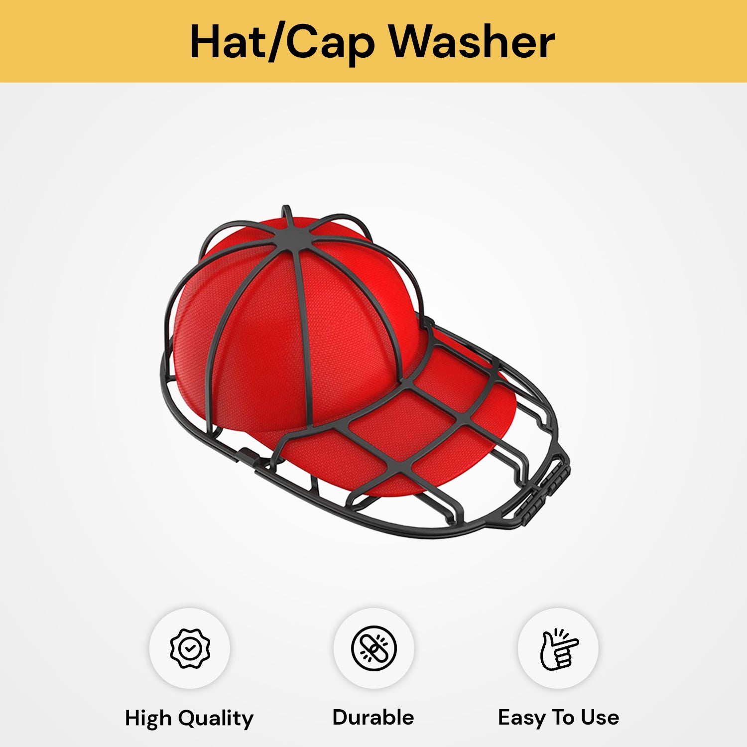 Hat Washer: Baseball Cap Cleaner Holder