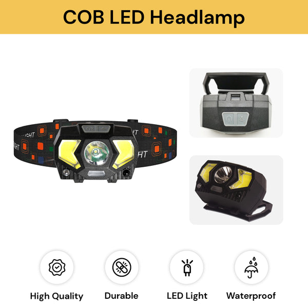 7 Mode COB LED Headlamp