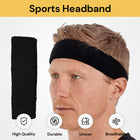 Sports Headband Sweatband - Moisture-Wicking, Comfortable Fit