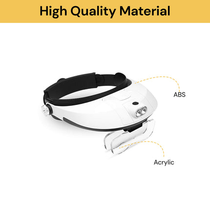 1X to 6X LED Headband Magnifier