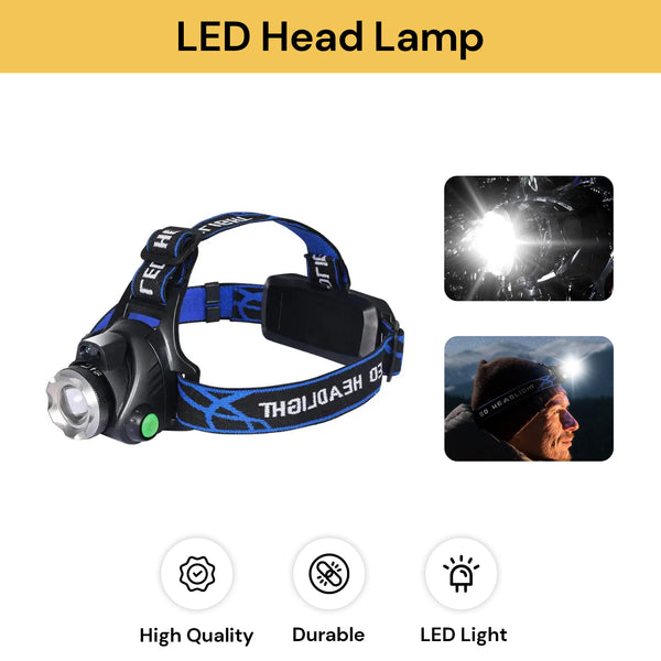 USB Rechargeable LED Head Lamp