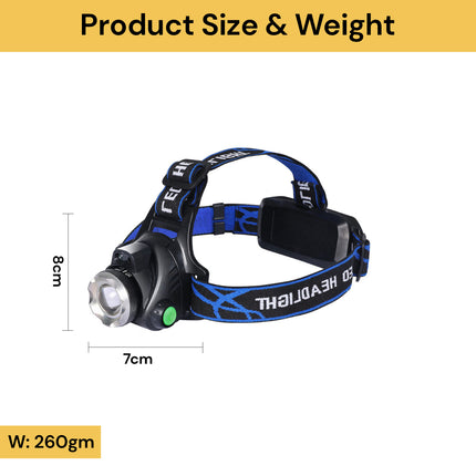 USB Rechargeable LED Head Lamp