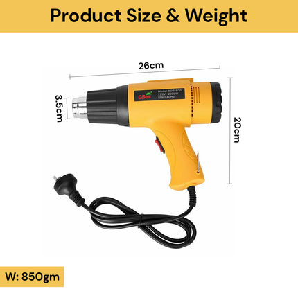 2000W Electric Hot Air Gun Kit